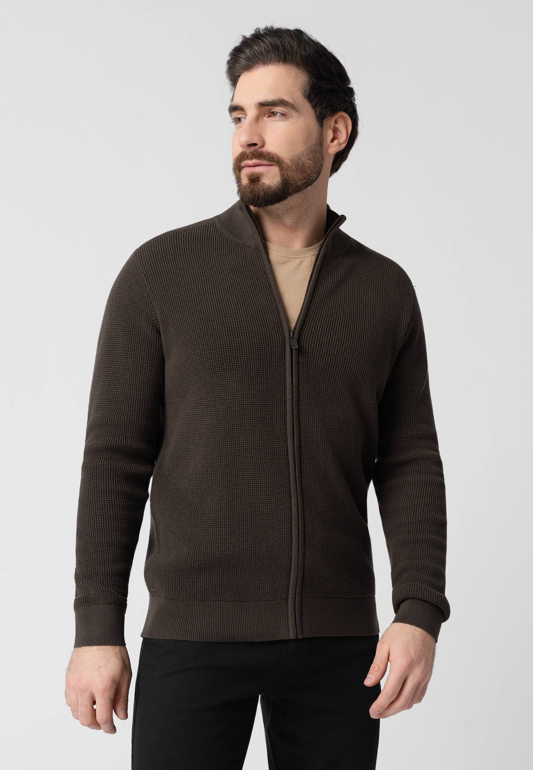 Sweter na zamek S-TAU