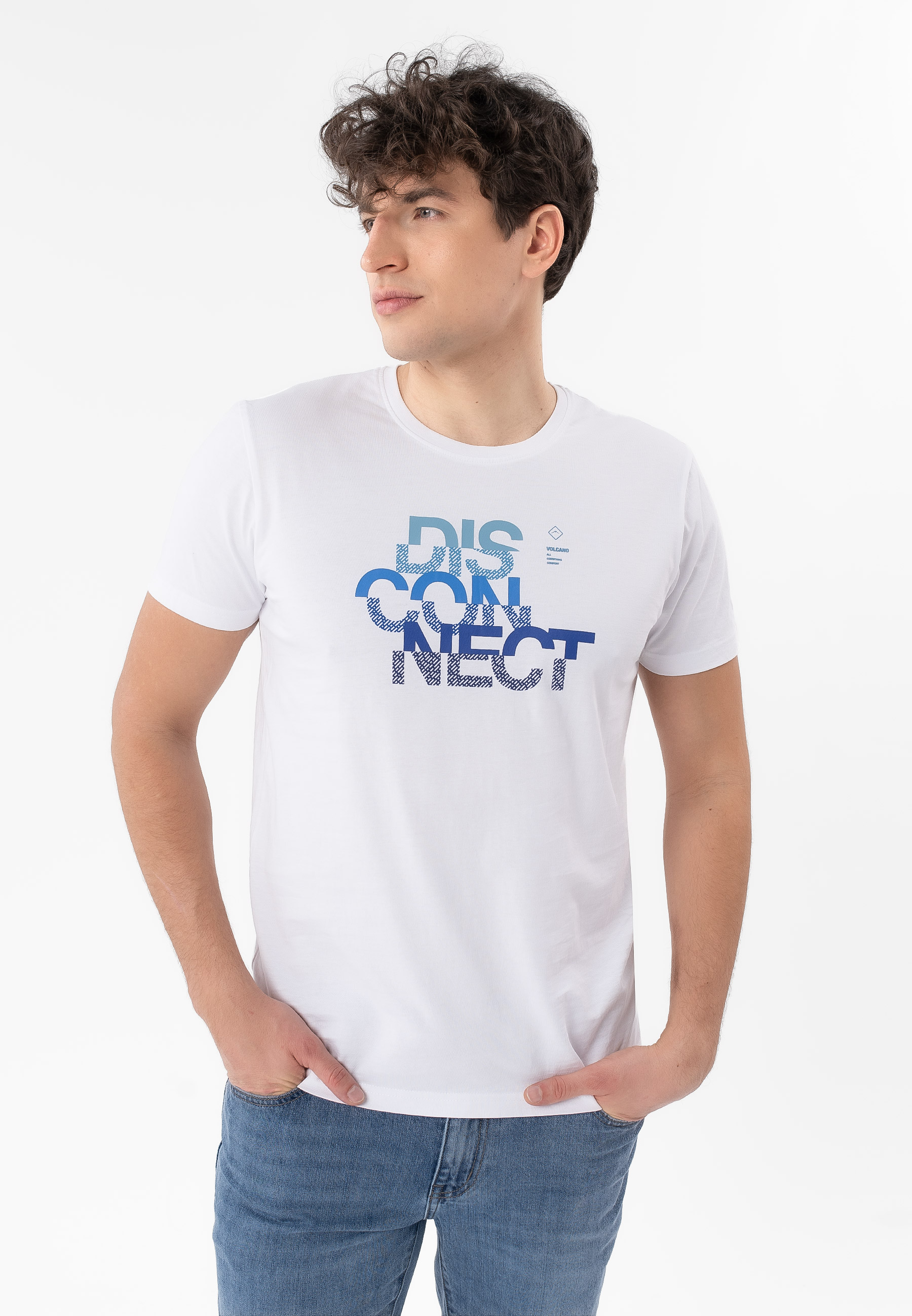 T-shirt z printem T-DIS