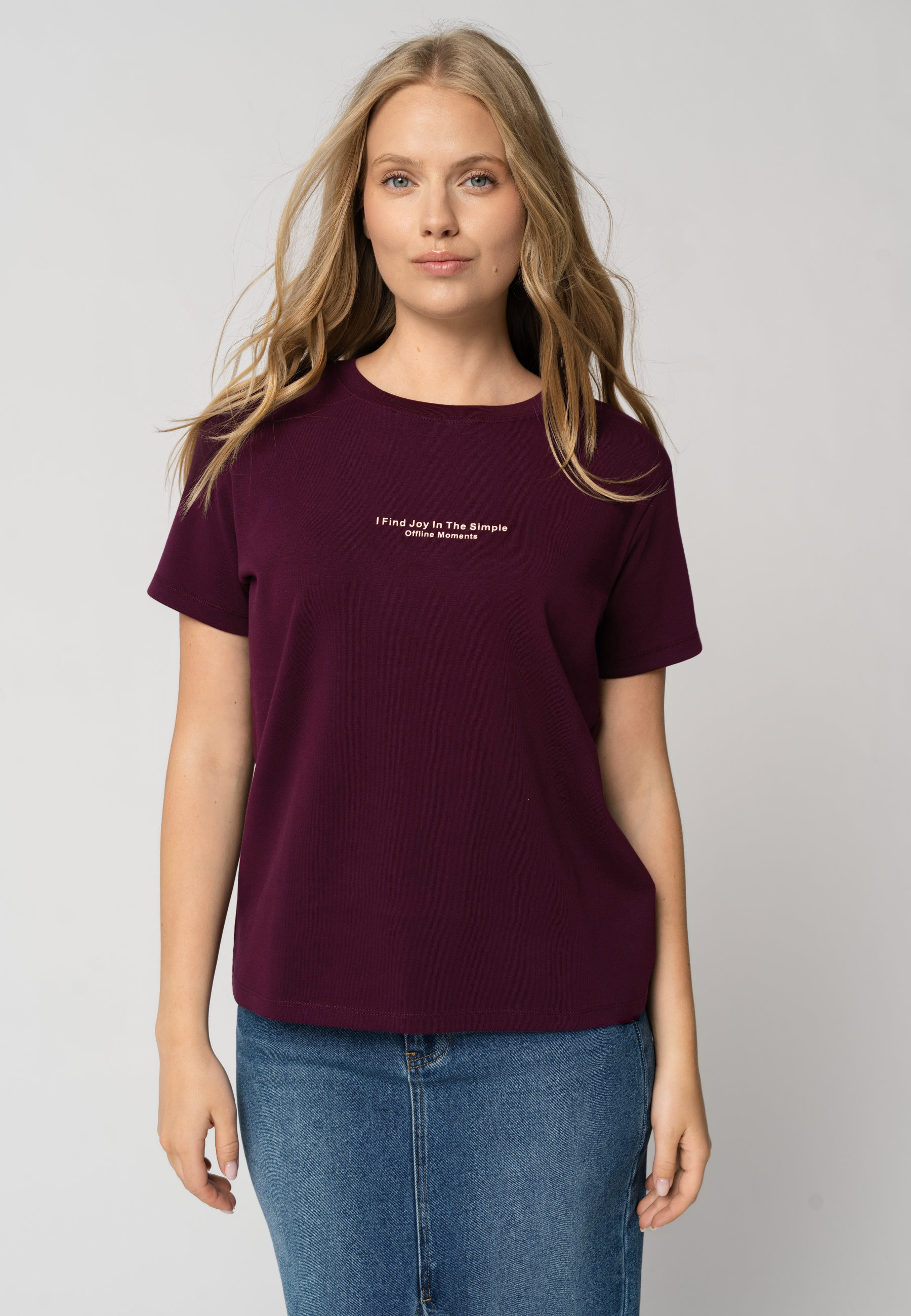 T-shirt boxy T-ENJOY