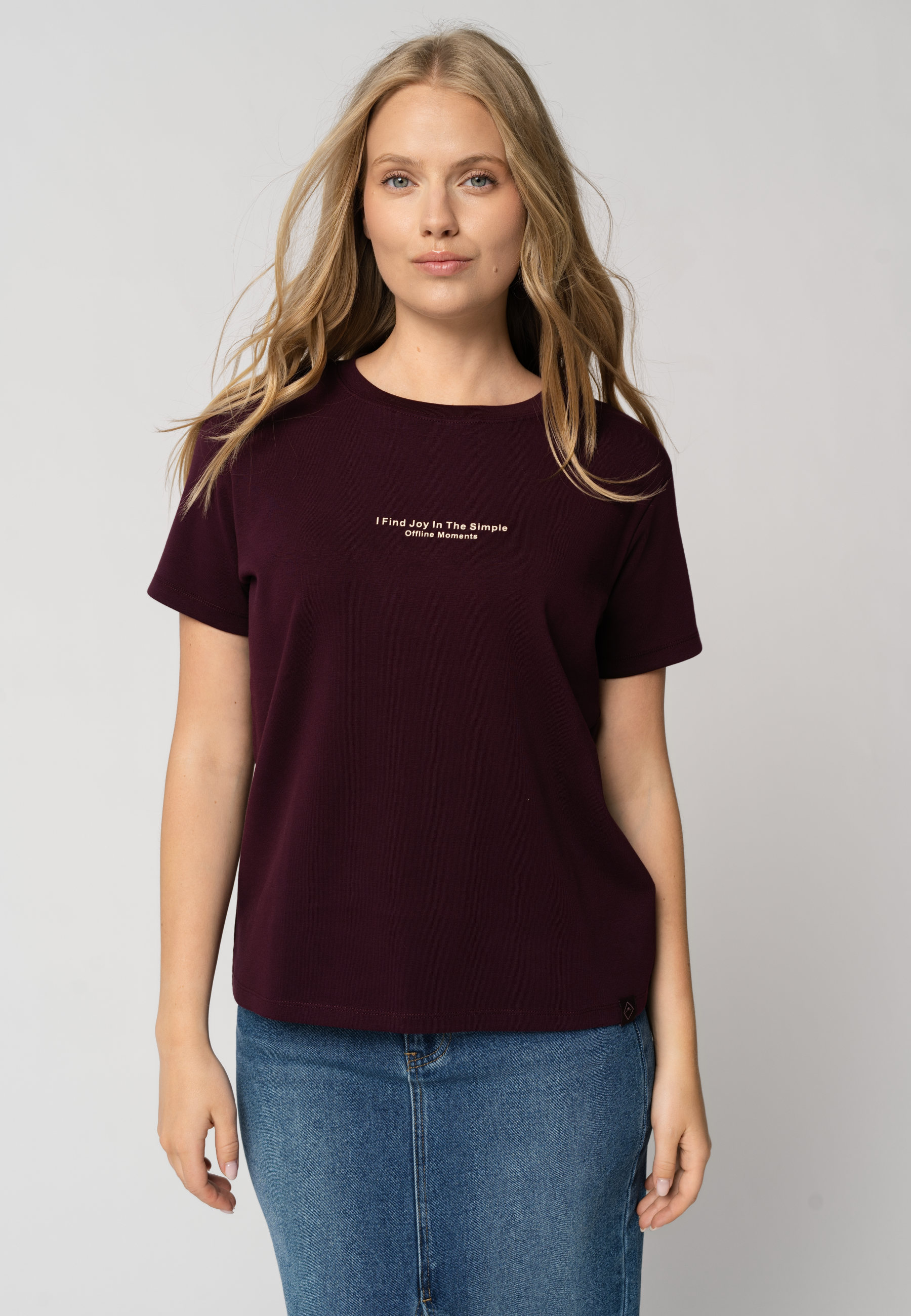 T-shirt boxy T-ENJOY