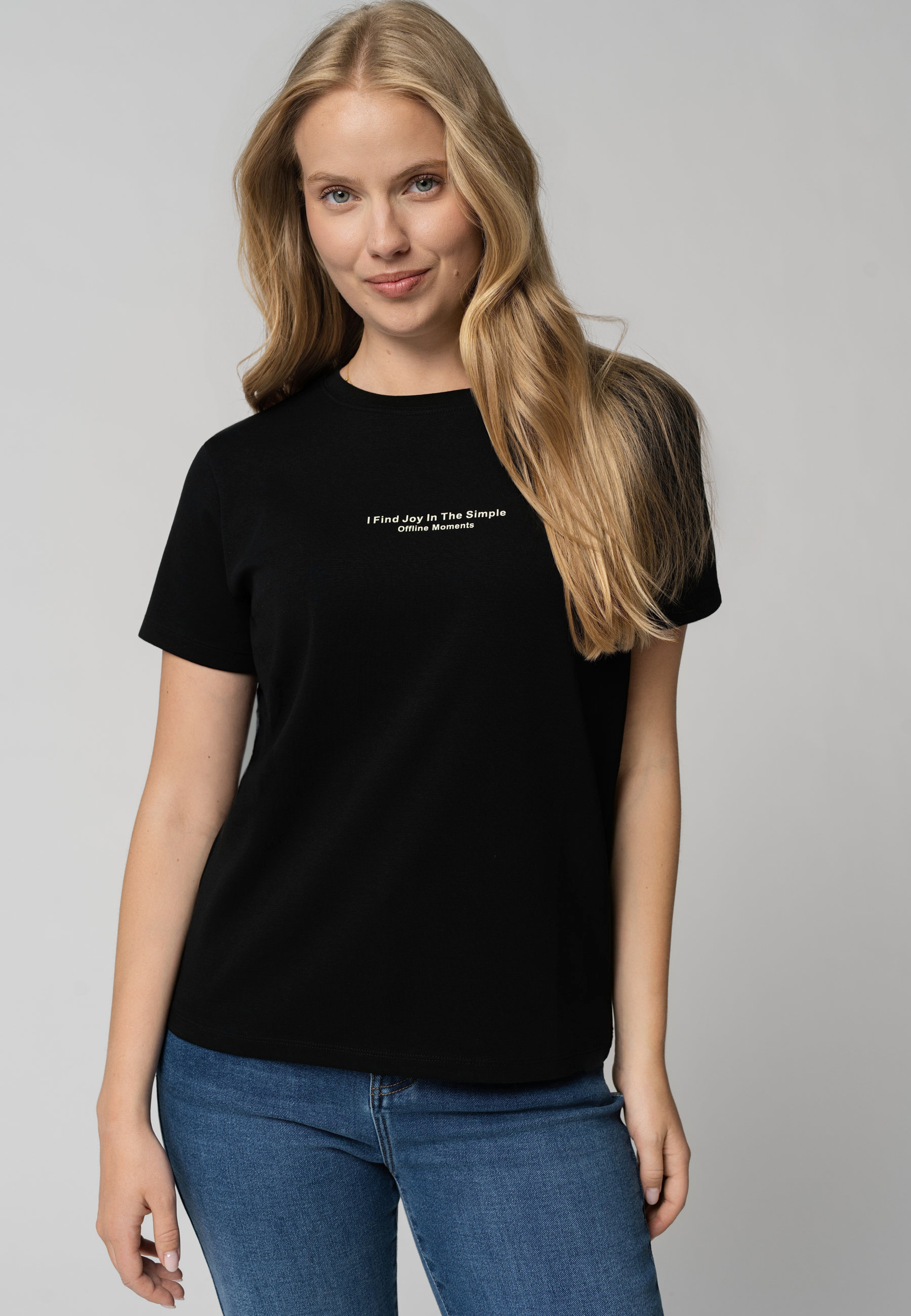 T-shirt boxy T-ENJOY