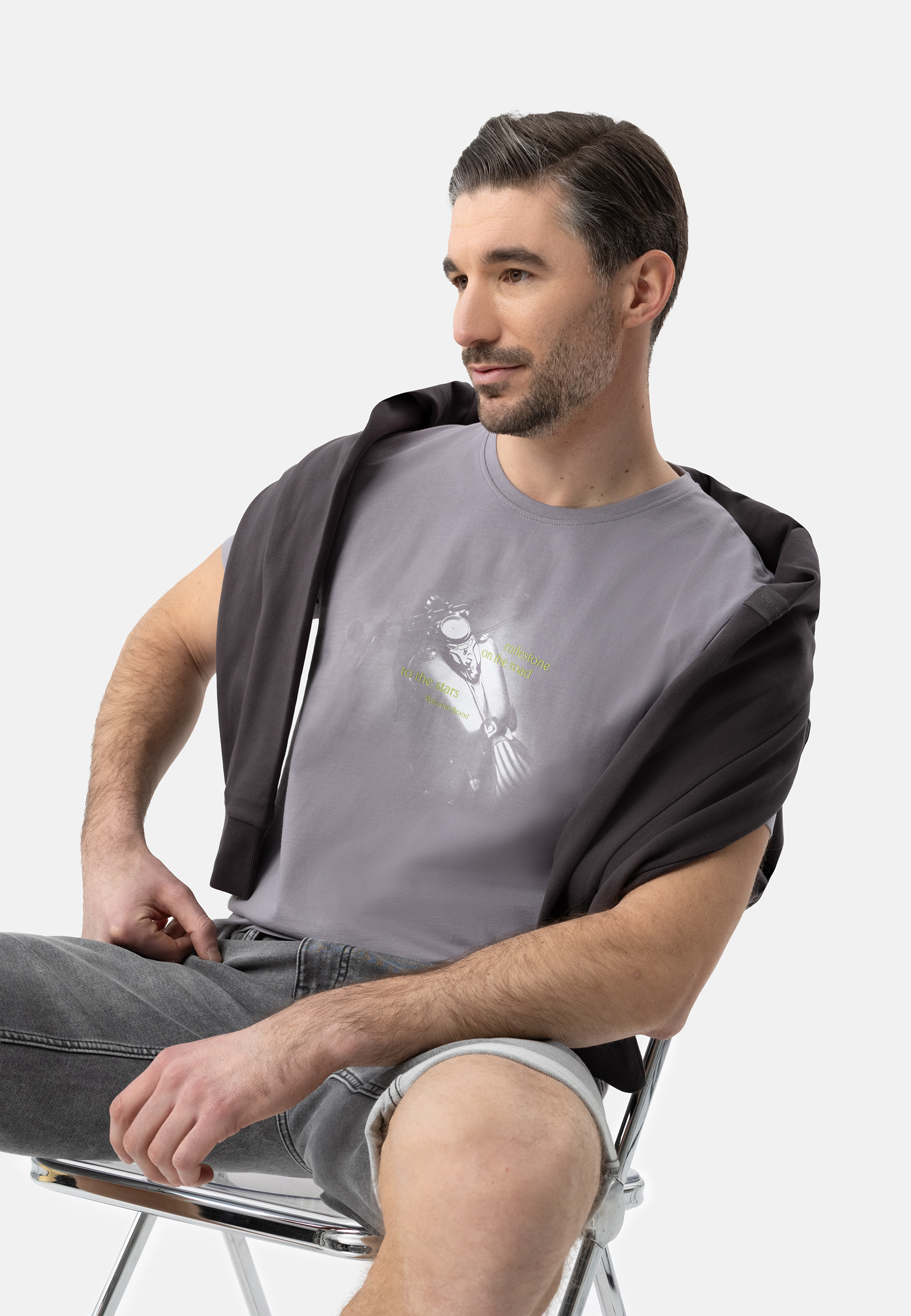 T-shirt z motocyklem T-MILE