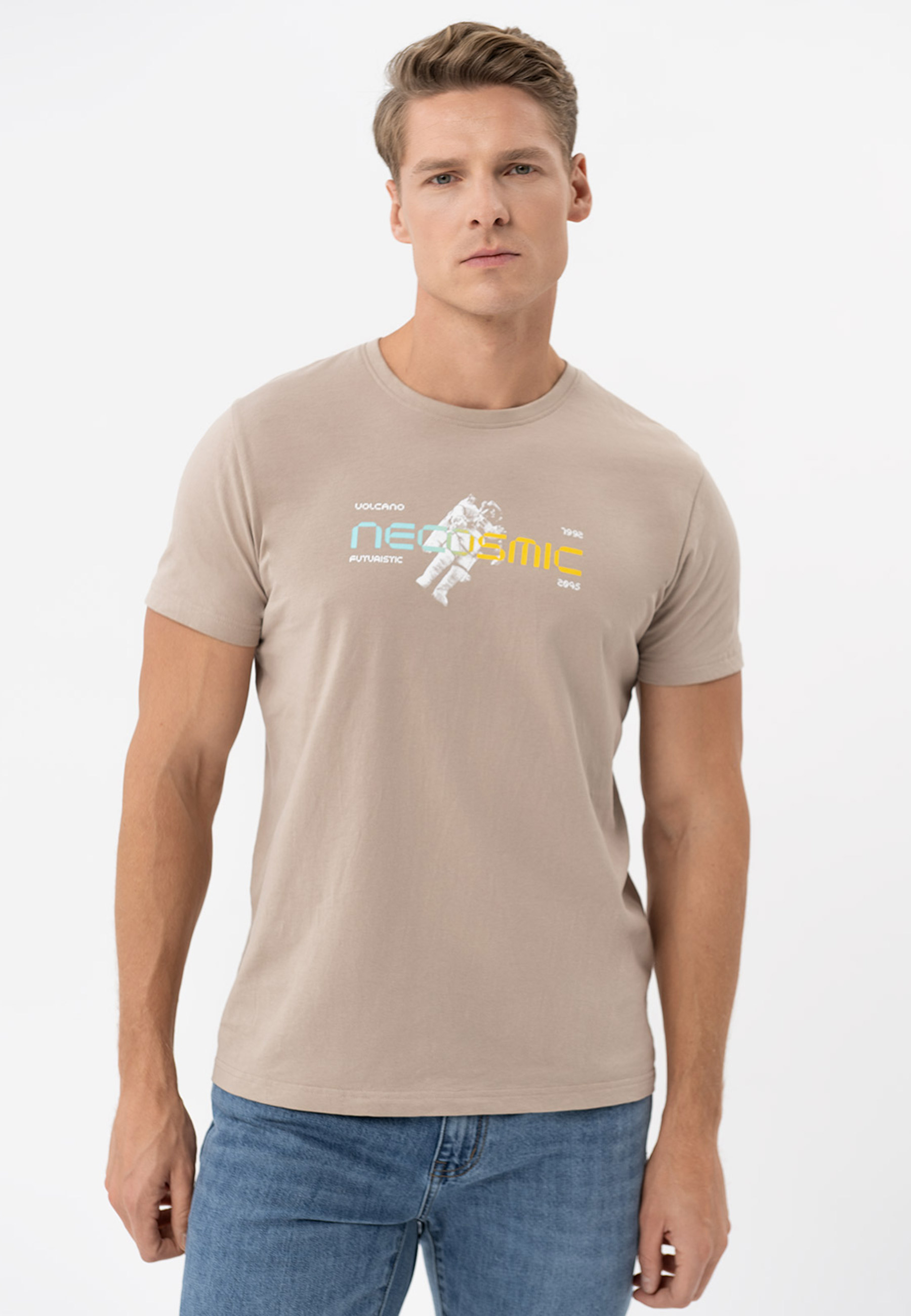 Bawełniany t-shirt T-NECOS