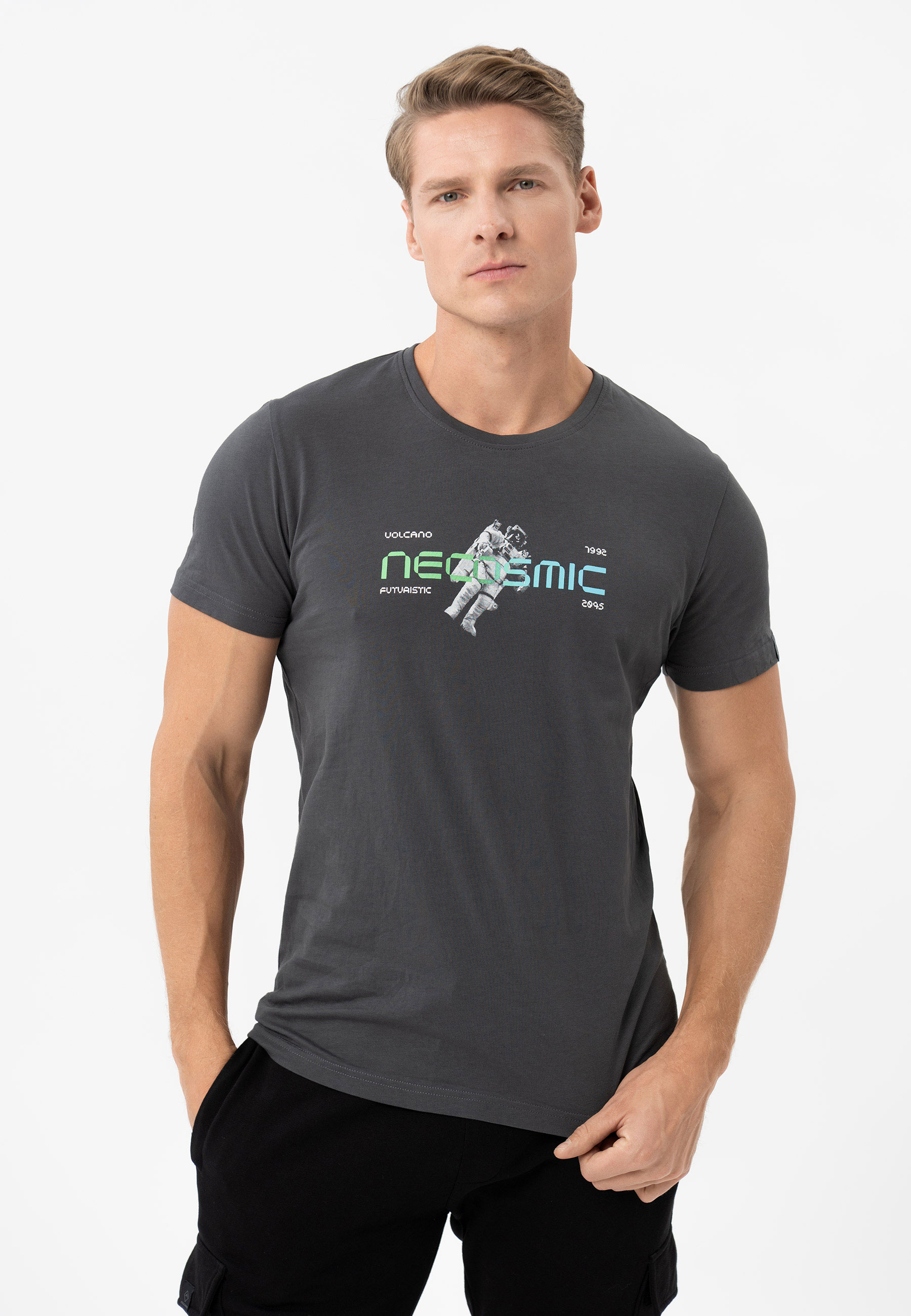 Bawełniany t-shirt T-NECOS