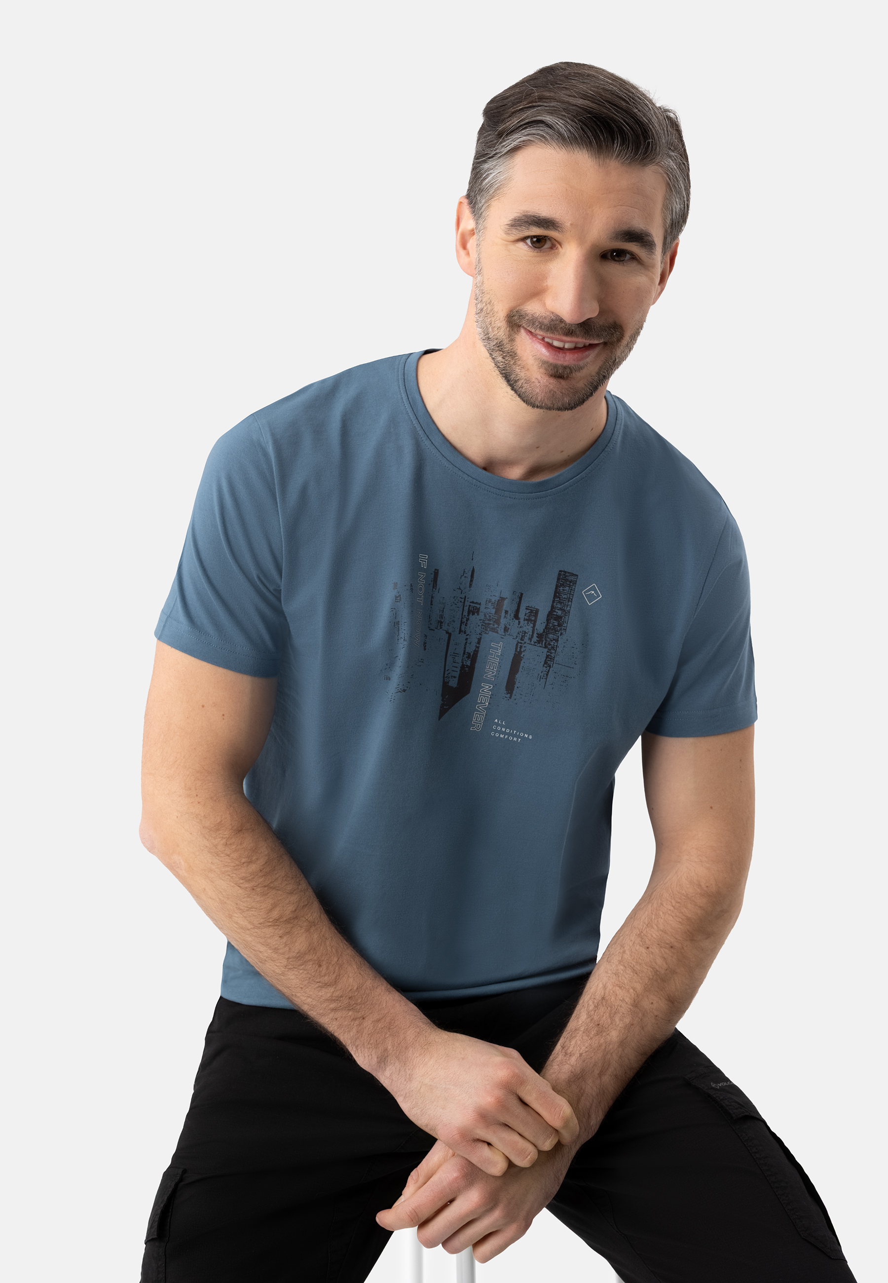 Bawełniana koszulka z printem T-TURF