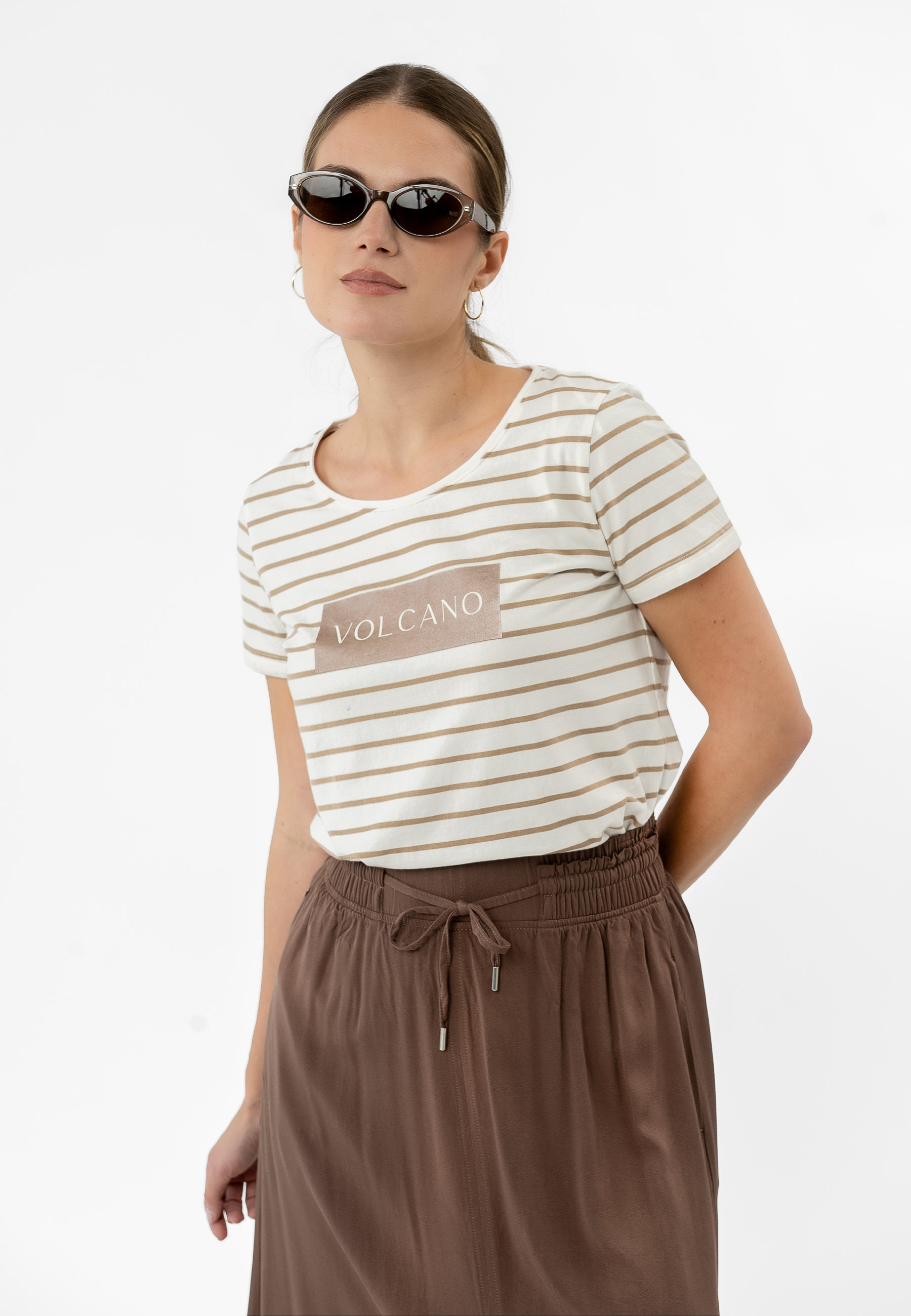 T-shirt w paski T-VIV