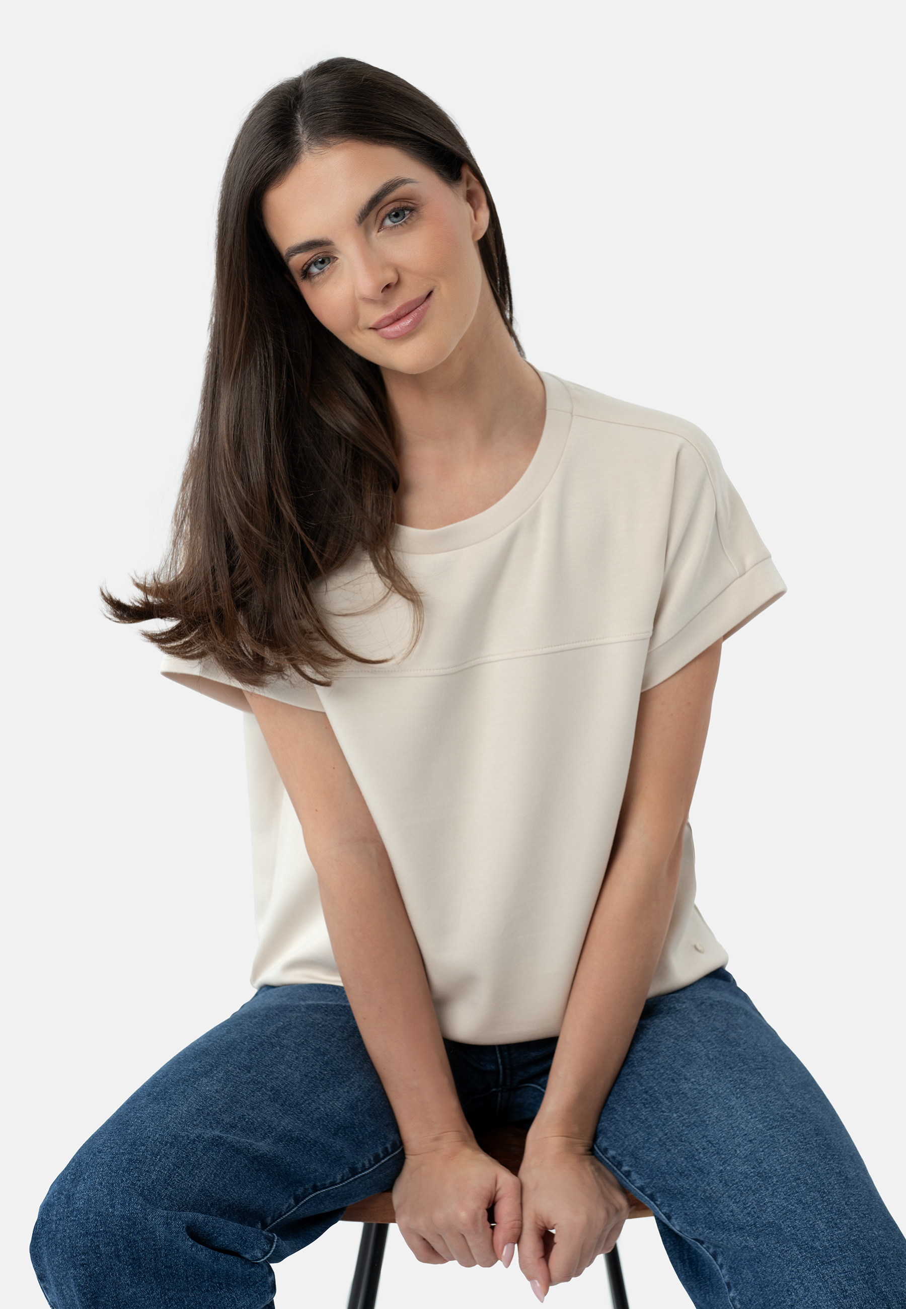 Luźna bluzka z modalem TM-FINA