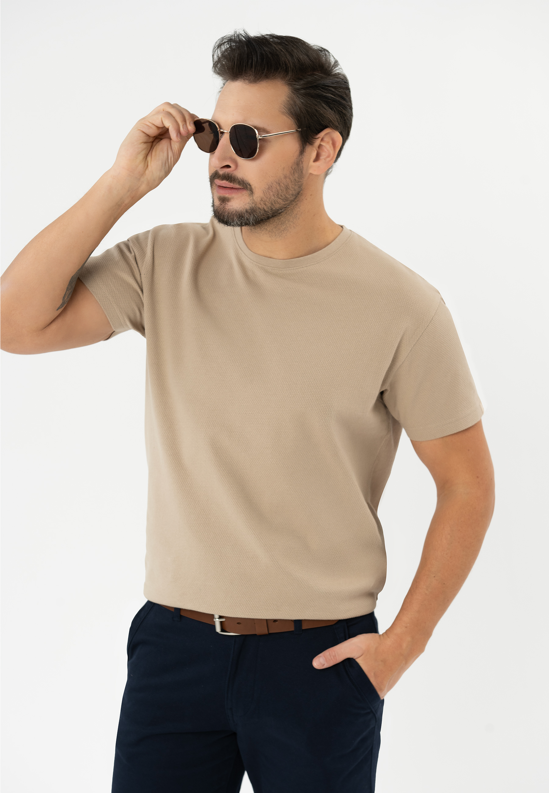 T-shirt ze strukturą TM-FROST