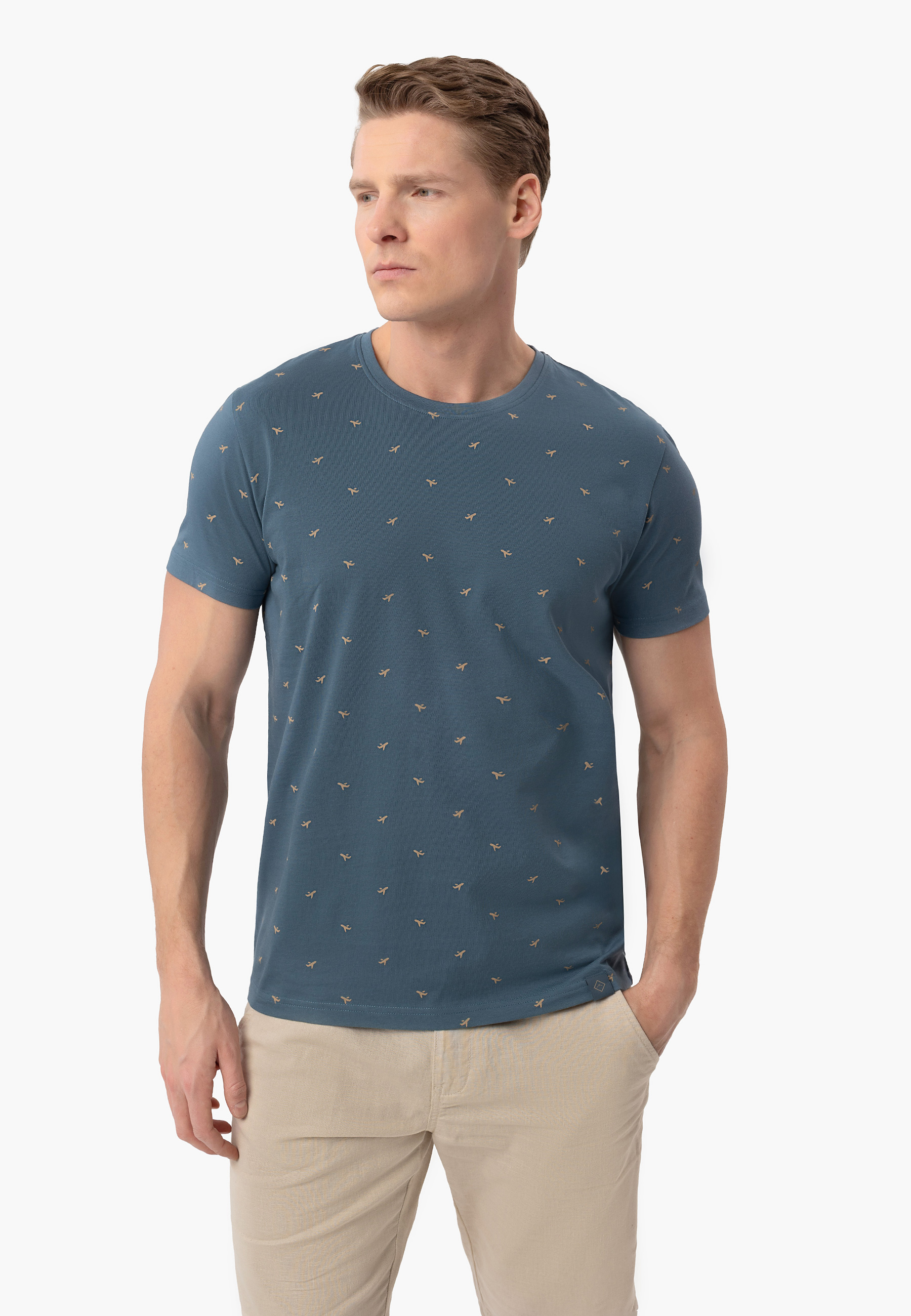 T-shirt z wzorem TM-LEIF