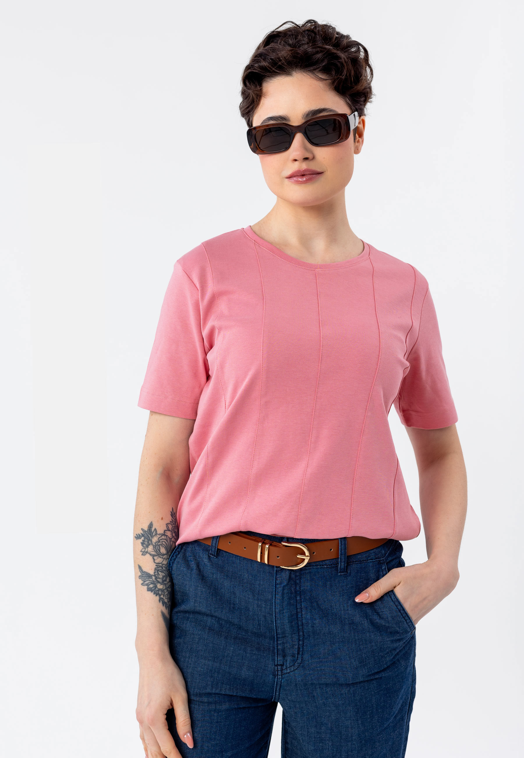 Grubsza, bawełniana koszulka TM-LUPINA