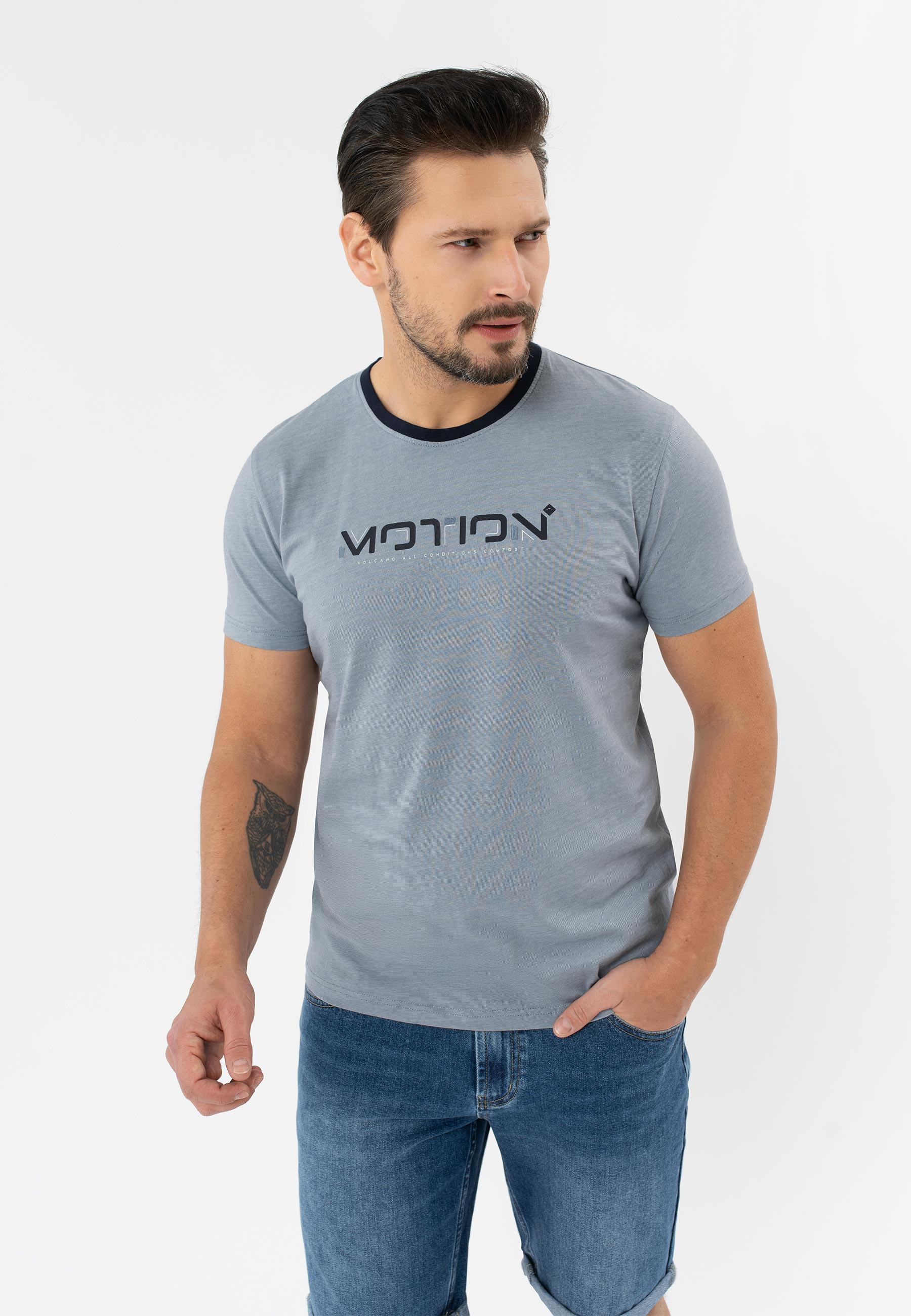 T-shirt z nadrukiem TM-MOTION